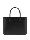 Comme Des Garçons Zipper Pouch With Two Handles Bags In Black