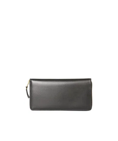 Comme Des Garçons Zipper Purse In White