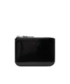 Comme Des Garçons Zipper Wallet In Black