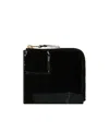 Comme Des Garçons Zipper Wallet In Black
