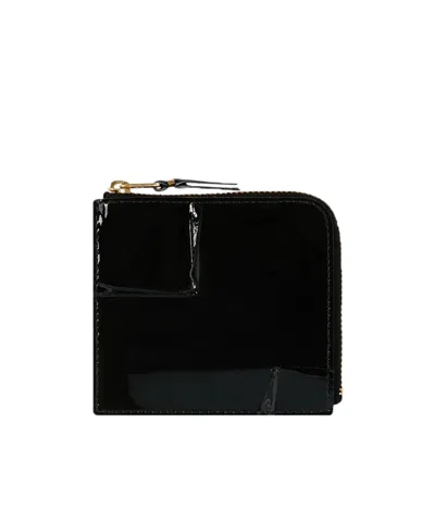 Comme Des Garçons Zipper Wallet In Black