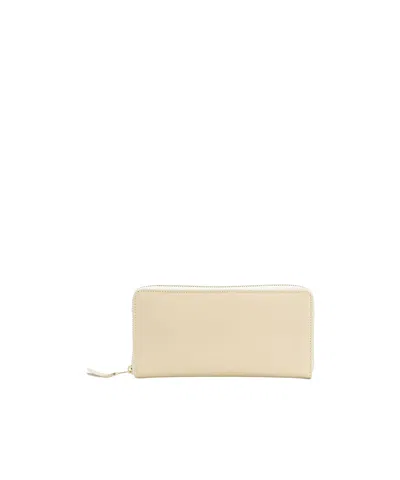 Comme Des Garçons Zipper Wallet In Brown