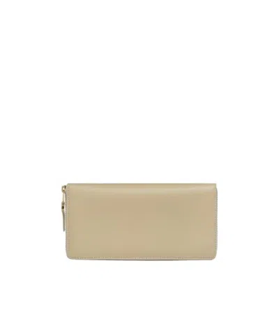 Comme Des Garçons Zipper Wallet In Pattern
