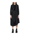 Comme Des Garçons Zippered Strap Skirt In Black
