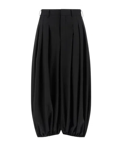 Comme Des Garçons Zuava Wide-leg Pants In Black