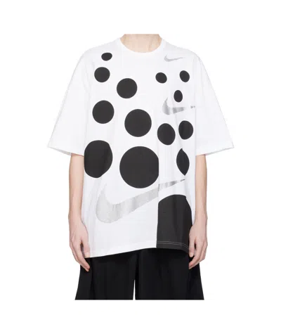 Comme Des Garçons Comme Des Garconsxnike Short-sleeved T-shirt In White