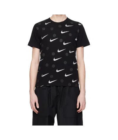 Comme Des Garçons Comme Des Garconsxnike Short-sleeved T-shirt In Black
