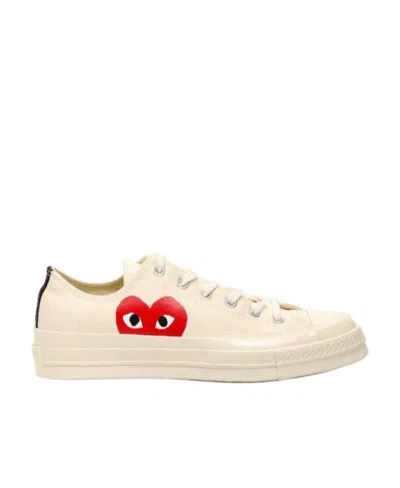 COMME DES GARÇONS PLAY X CONVERSE CHUCK TAYLOR LOW-TOP SNEAKERS