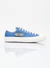 Comme Des Garçons Play X Converse Comme Des Garcons Play X Converse Chuck Taylor Low Top Sneakers In Blue