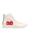 Comme Des Garçons Play X Converse Comme Des Garcons Play X Converse Sneakers In White