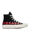 Comme Des Garçons Play X Converse Comme Des Garcons Play Converse Sneakers Black In Black