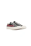 Comme Des Garçons Play X Converse Logo Low-cut Casual Shoes In Black