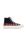 Comme Des Garçons Play X Converse Comme Des Garcons Play Converse Sneakers Black In Black