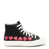 Comme Des Garçons Play X Converse Comme Des Garcons Play Converse Sneakers Black In Black