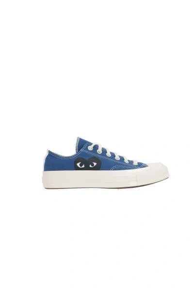 Comme Des Garçons Play X Converse Chuck 70 Low-top Sneakers In Blue