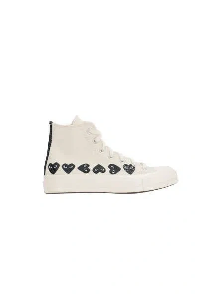 Comme Des Garçons Play X Converse Comme Des Garcons Play Converse Sneakers In White