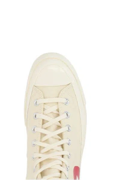 Comme Des Garçons Play X Converse Comme Des Garcons Play Converse Sneakers In White