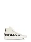 Comme Des Garçons Play X Converse Comme Des Garcons Play Converse Sneakers Ivory In Bianco