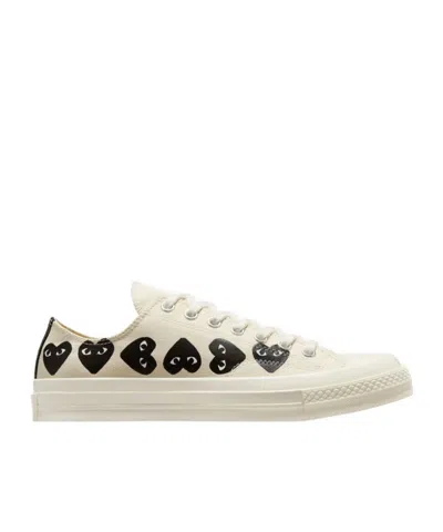 COMME DES GARÇONS PLAY X CONVERSE COMME DES GARCONS PLAY X CONVERSE CHUCK 70  HEART-SHAPED LOW-CUT SHOES