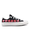 Comme Des Garçons Play X Converse Comme Des Garcons Play X Converse Chuck 70 Multi Heart Low Top In Black