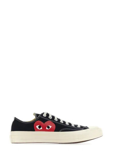 Comme Des Garçons Play X Converse Comme Des Garcons Play X Converse Sneakers In Black