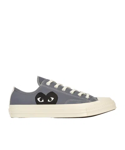 Comme Des Garçons Play X Converse Low-top Sneakers In White