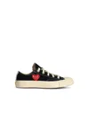 Comme Des Garçons Play X Converse Sneaker With Logo Unisex In Black