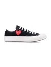 Comme Des Garçons Play X Converse Sneaker With Logo Unisex In Black