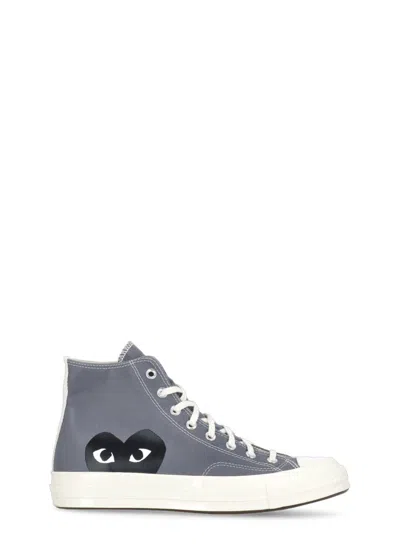 Comme Des Garçons Play X Converse Sneakers In Gray