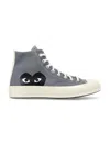 Comme Des Garçons Play X Converse X Converse Chuck Taylor Sneakers In Grey
