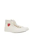 Comme Des Garçons Play X Converse Sneakers  Men Color White In White