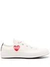 Comme Des Garçons Play X Converse Side Logo-print Sneakers In Neutrals