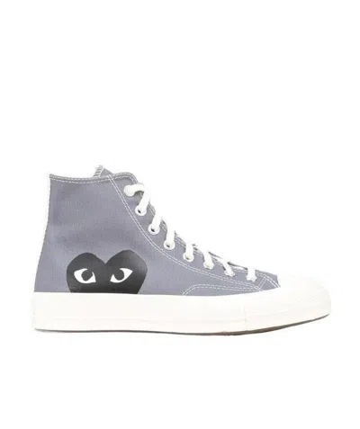 COMME DES GARÇONS PLAY X CONVERSE CHUCK TAYLOR HIGH-TOP SNEAKERS
