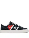 Comme Des Garçons Play X Converse One Star Academy Pro Sneakers In Schwarz