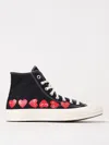 Comme Des Garçons Play X Converse Multi-heart Chuck 70 High-top Sneakers In Schwarz