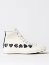 Comme Des Garçons Play X Converse Multi-heart Chuck 70 High-top Sneakers In 白色