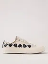 Comme Des Garçons Play X Converse Multi Hearts-print Low-top Sneakers In Weiss