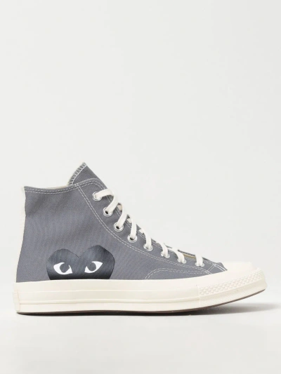 COMME DES GARÇONS PLAY X CONVERSE SNEAKERS COMME DES GARÇONS PLAY X CONVERSE MEN COLOR GREY,F29946020
