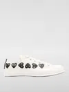 COMME DES GARÇONS PLAY X CONVERSE SNEAKERS COMME DES GARÇONS PLAY X CONVERSE MEN COLOR WHITE,F66883001