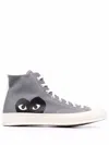 Comme Des Garçons Play X Converse X Converse High-top Trainers In Gray