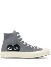 Comme Des Garçons Play X Converse X Converse Chuck Taylor Sneakers In Grey