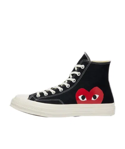 Comme Des Garçons Play X Converse X Converse High-top Sneakers In Black