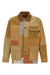 Shop Comme Des Garòªons Homme Patchwork Jacket