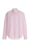 Comme Si Classica Cotton Poplin Shirt In Pink