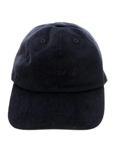 Pre-owned Comme Si Cotton Baseball Cap In Blue
