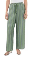 Comme Si Drawstring Pants Abruzzo Stripe In Abruzzo Stripe