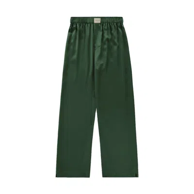 Comme Si La Boxer Alta Pants In Silk Forest
