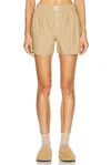 Comme Si La Boxer Classica Short In Khaki