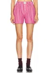 Comme Si La Boxer Classica Short In Stripe