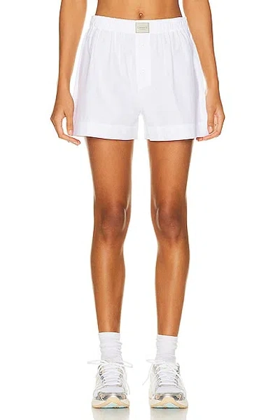 Comme Si La Boxer Classica Short In White
